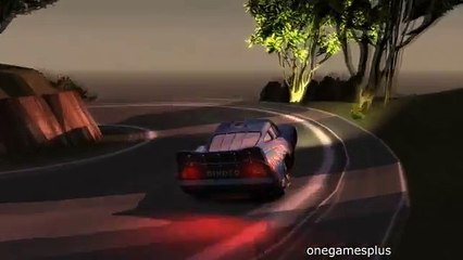 Dinoco McQueen new track landscape jumps by onegamesplus