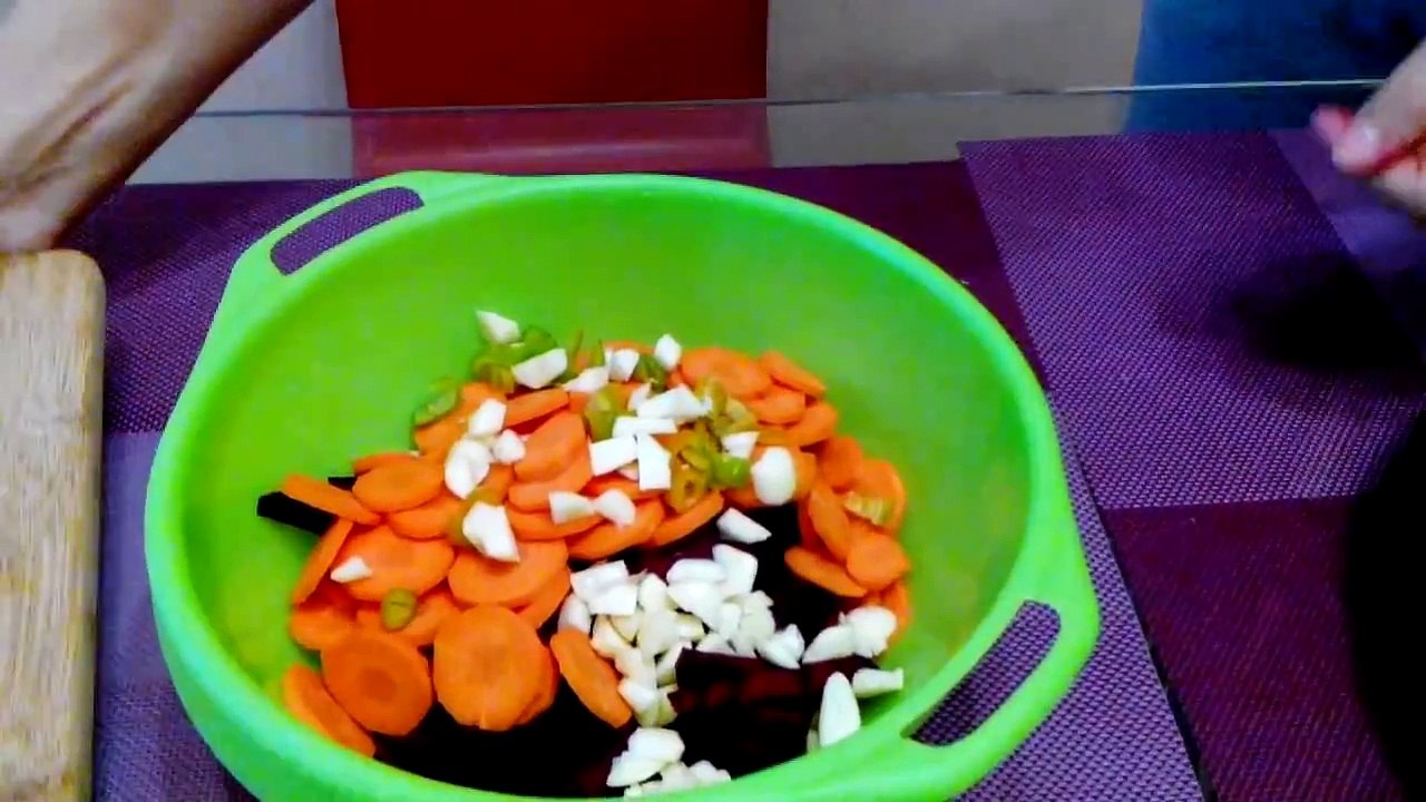 Капуста по -корейски.Маринованная капуста со свеклой,морковью и чесноком