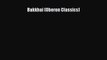 PDF Bakkhai (Oberon Classics)  EBook