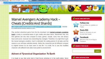 Marvel Avengers Academy Easy cheat