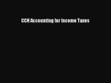 [PDF] CCH Accounting for Income Taxes [Read] Full Ebook