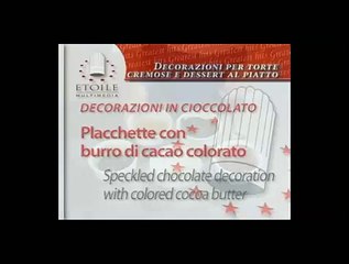 Placchette con burro di cacao colorato CD9