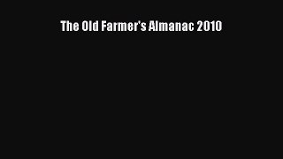 Read The Old Farmer's Almanac 2010 Ebook Free