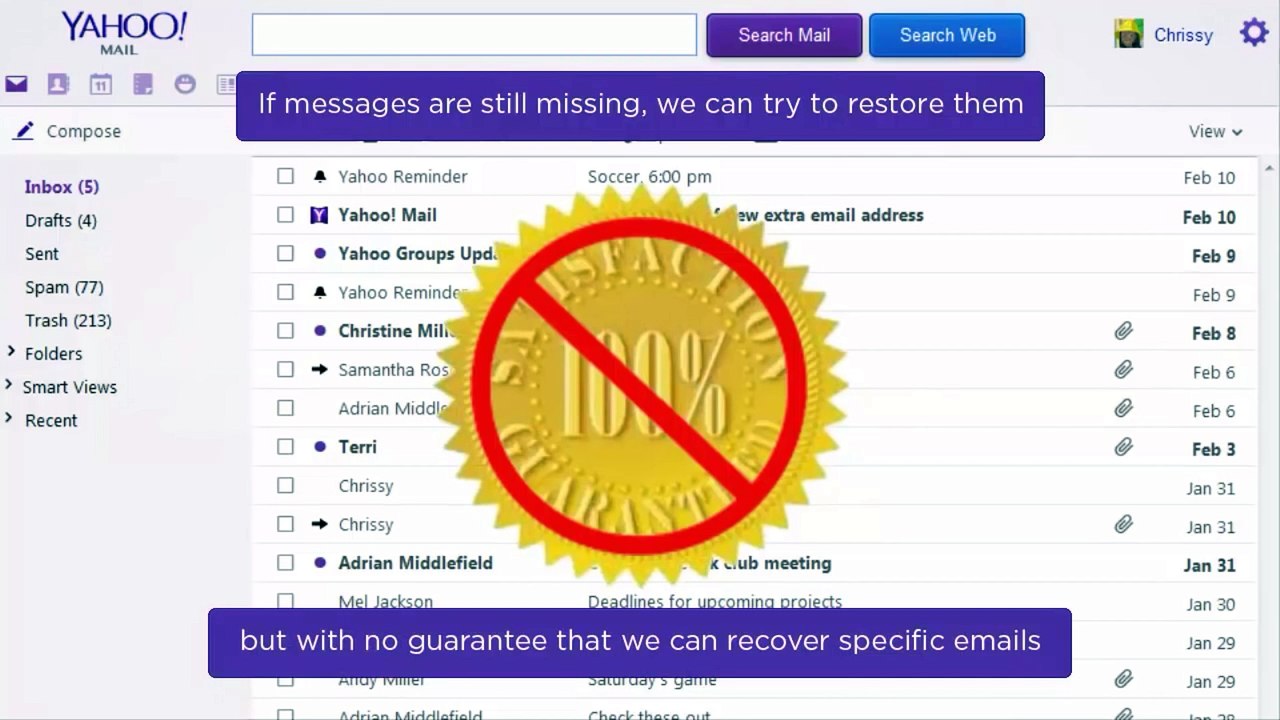 How to Recover Deleted Emails Messages From Yahoo