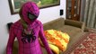 Pink Spidergirl Spider Prank with Spiderman in Real Life Fun