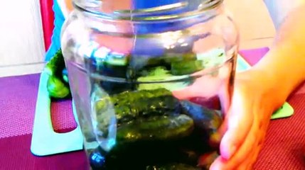 Малосольные ОГУРЧИКИ через сутки