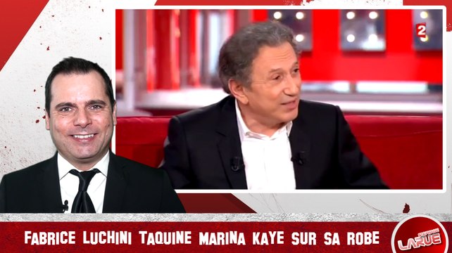 Quand Fabrice Luchini taquine la robe très courte de Marina Kaye
