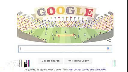 Google Doodle 2016 _ Beginning of ICC T20 Cricket World Cup 2016