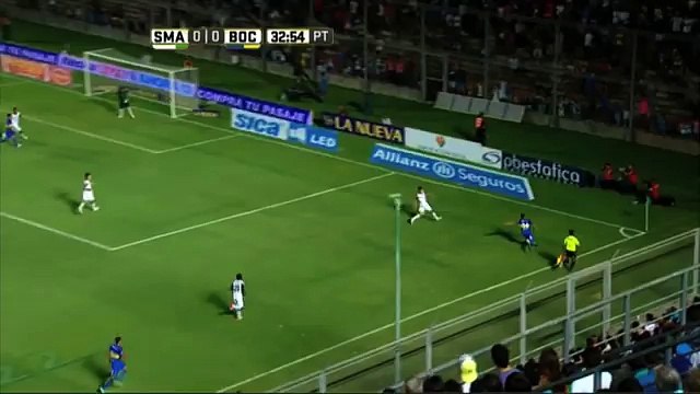 Lo tuvo Bentancur. San Martín SJ 0 - Boca 0. Fecha 3. Primera División 2015.