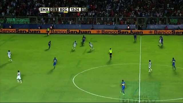 Se perdió el segundo. San Martín SJ 0 - Boca 1. Fecha 3. Primera División 2015.