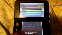 Pokemon Y Torchic Nintendo 3DS XL LL Game freak DLC Mystery gift