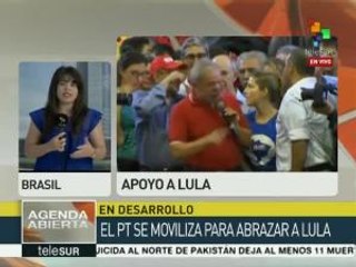 Brasil: integrantes del PT salen a las calles a defender a Lula
