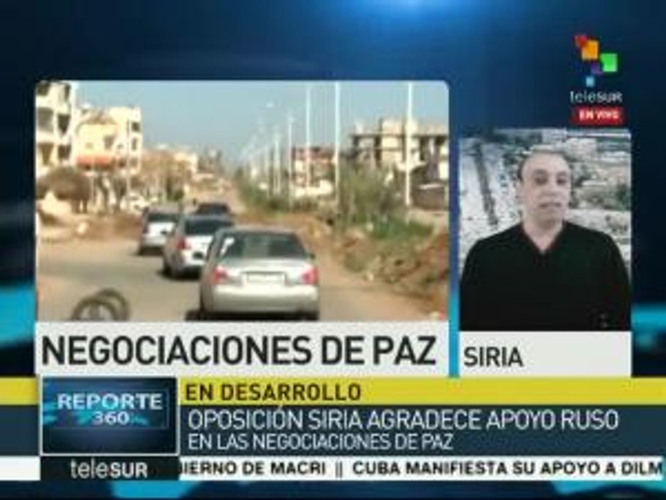 Oposición siria reconoce reducción de violaciones a cese al fuego