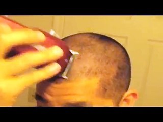 joverdose: shaving my head and showering