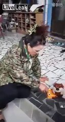 Kid Toy Freaks Out Woman