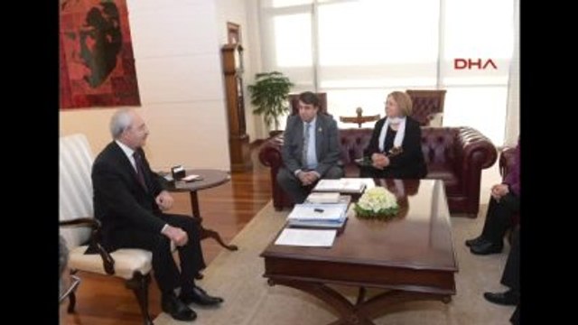 Kılıçdaroğlu, Harp Malulü Gaziler, Şehit, Dul ve Yetimleri Derneği Üyeleriyle Görüştü