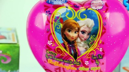 Frozen Surprise Heart & Kinder Surprise Eggs Barbie Avengers Dora Hot Wheels Planes. DisneyToysFan
