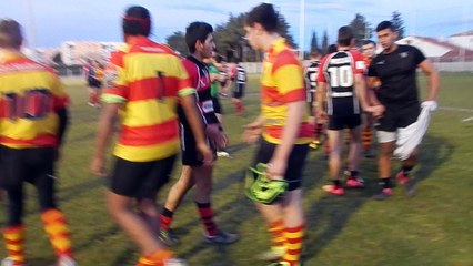 la poignée de main juniors cob xv - st maximin le 05.03.2016