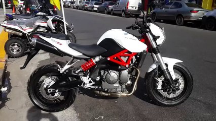 keeway rk6 moto calle 600cc blanca video