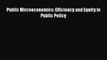 Download Public Microeconomics: Efficiency and Equity in Public Policy Ebook Online