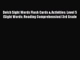 [PDF] Dolch Sight Words Flash Cards & Activities: Level 5 (Sight Words: Reading Comprehension)