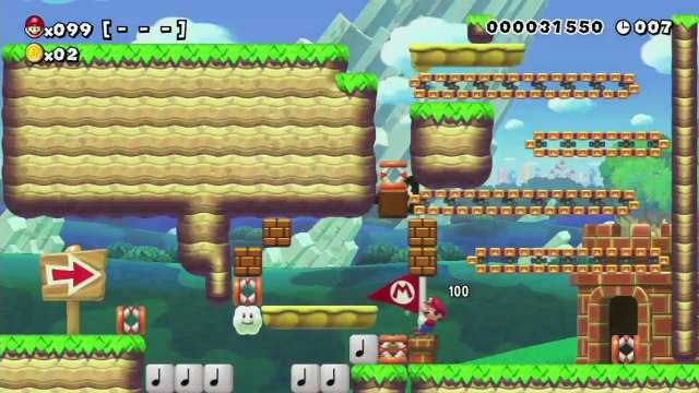 Super Mario Maker - 100 Mario Challenge 0-039 Normal - Samus Reward