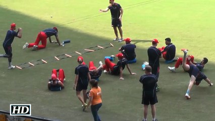 ZIM vs HK T20 World Cup Hong Kong Team Practice In Nets