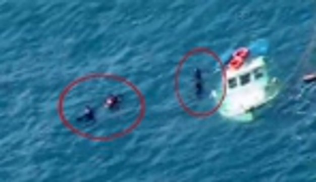 İşte Didim'deki tekne faciasının görüntüleri