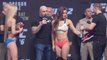 UFC 196 Holly Holm and Miesha Tate weigh-in highlight