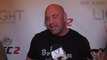 Dana White media scrum at EA UFC 2 launch