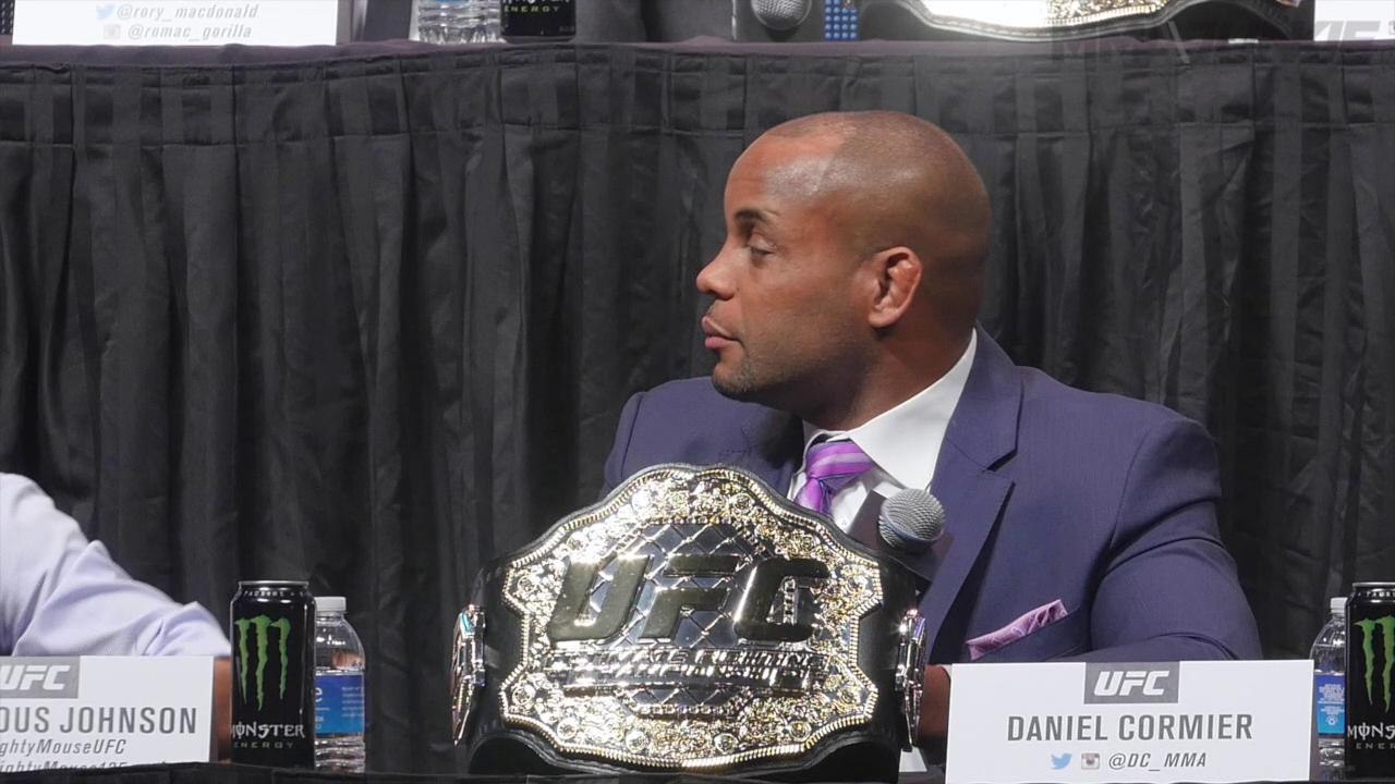 Daniel Cormier, Jon Jones verbally battle at UFC Undisputed presser