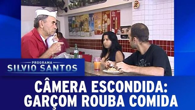 Câmeras Escondidas: Garçom Rouba Comida