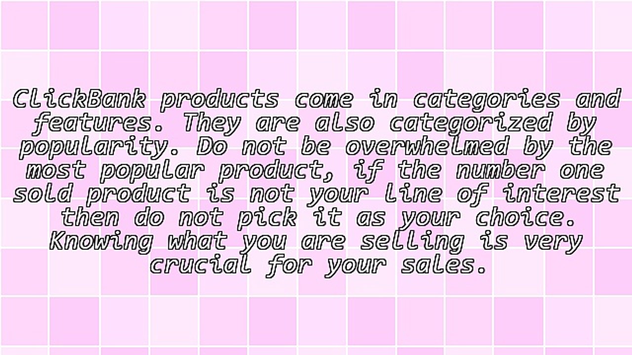 Finding The Right ClickBank Product For You