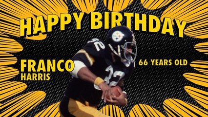 Happy 66th Birthday Franco Harris