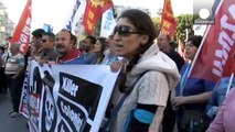 Proteste gegen G20-Gipfel in Antalya