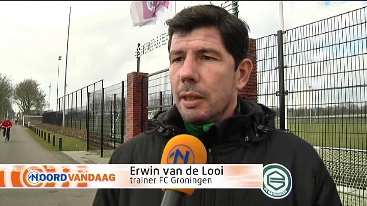Bekijk hier het interview met Van de Looi na de uitlooptraining - RTV Noord