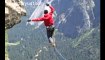 Crazy German guy walking tightrope over Yosemite falls - YouTube(2)