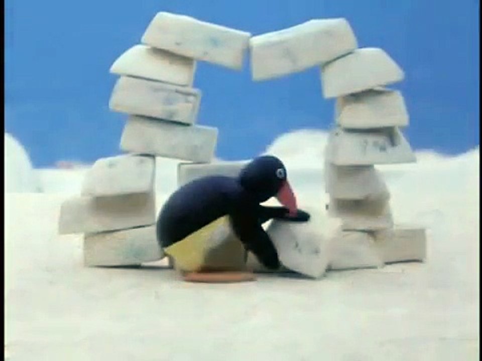 Pingu: Pingu builds an Igloo - Dailymotion Video