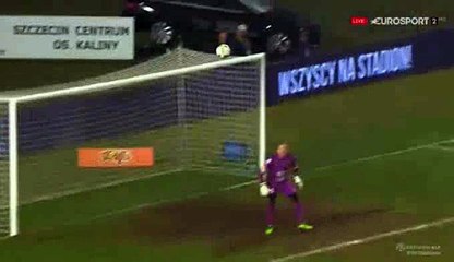 Patryk Lipski Goal -  Pogon Szczecin 2 - 3	 Ruch - 07-03-2016