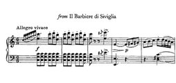 Largo al factotum della citta (Il Barbiere di Siviglia Rossini) Score Animation