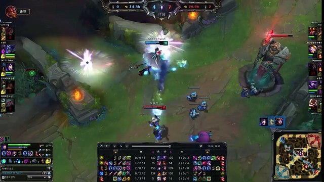 SKT T1 Faker - Ahri vs Leblanc - KR SoloQ Highlights