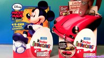 Mickey Mouse Kinder Surprise Eggs   Kinder Porsche Cars Limited Edition Huevos Überraschun