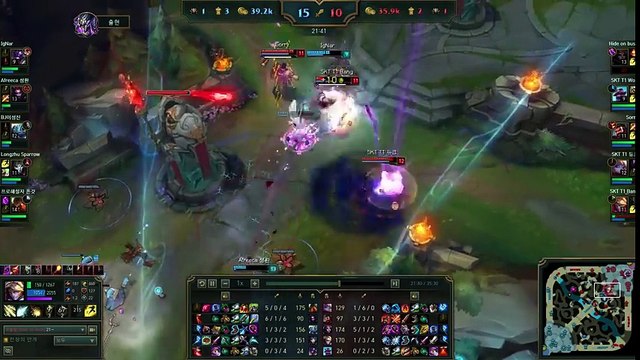 SKT T1 Faker - LeBlanc Mid Lane - KR SoloQ Highlights