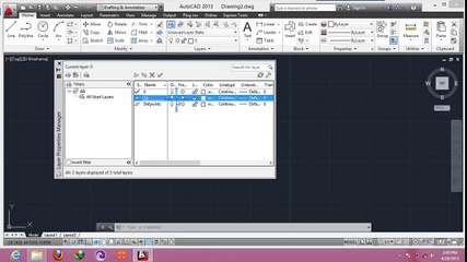 Autocad 2013 Tutorial - Layer In urdu/Hindi (33-40)