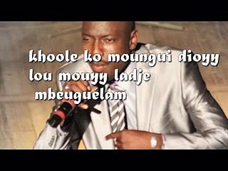 Bidew Bou Bess Belle lyrics by Malick Tine (officielle)