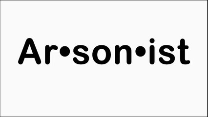 How to Pronounce 'Arsonist' Correctly 🔥 | English Word Pronunciation Guide