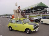 Mr Bean Drivng Car On The Roof