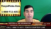 College Basketball Free Pick UNC Wilmington vs. Hofstra Prediction Odds Preview 3-7-2016