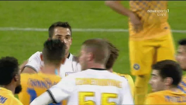 Η ένταση μετά το τέλος του αγώνα Αστέρας - ΑΕΚ