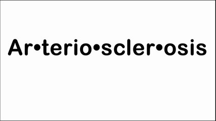 How to Pronounce 'Arteriosclerosis' Correctly | English Word Pronunciation 🎧